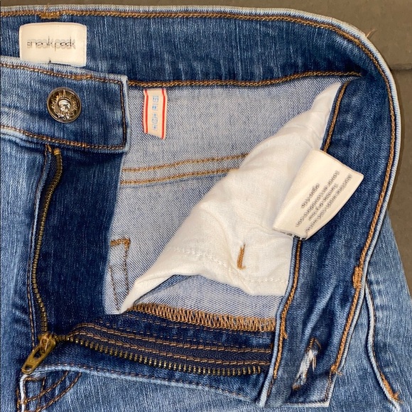 Sneak Peek Size 3 High Rise Black Blue Skinny Jeans - Picture 13 of 14